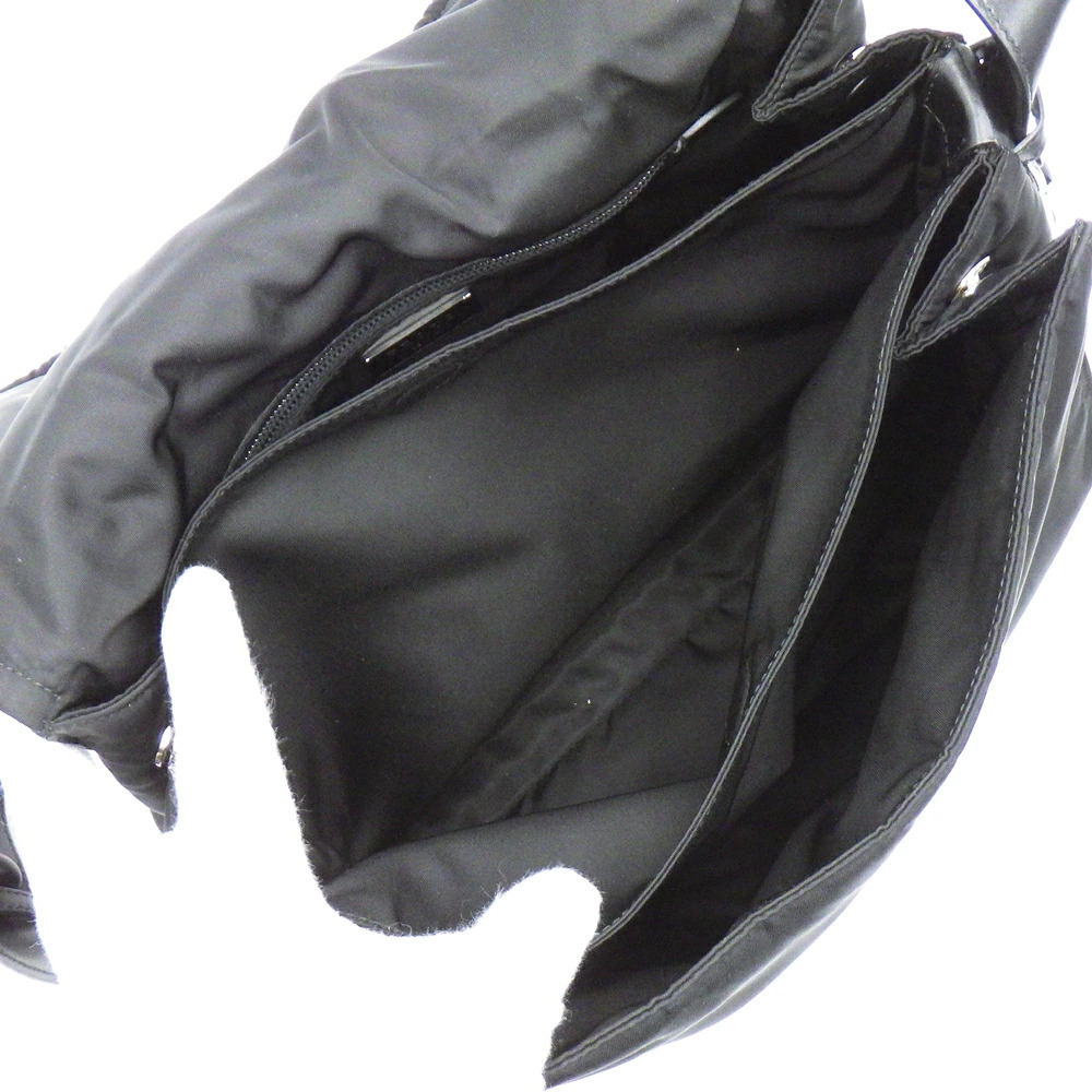 Prada Padded Re Shoulder Bag Leather Black
